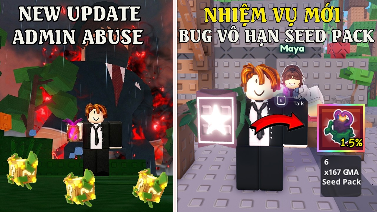 PHÁ ĐẢO UPDATE ADMIN ABUSE VÀ MẸO BUG FULL NHIỆM VỤ VÔ HẠN IMGA SEED PACK SIÊU DỄ |GARDEN HARIZONS.
