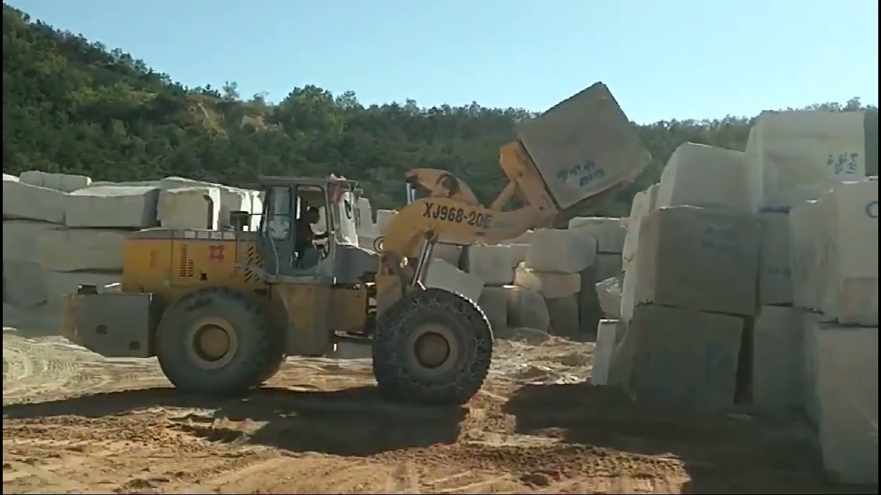 stone forklift wheel loader