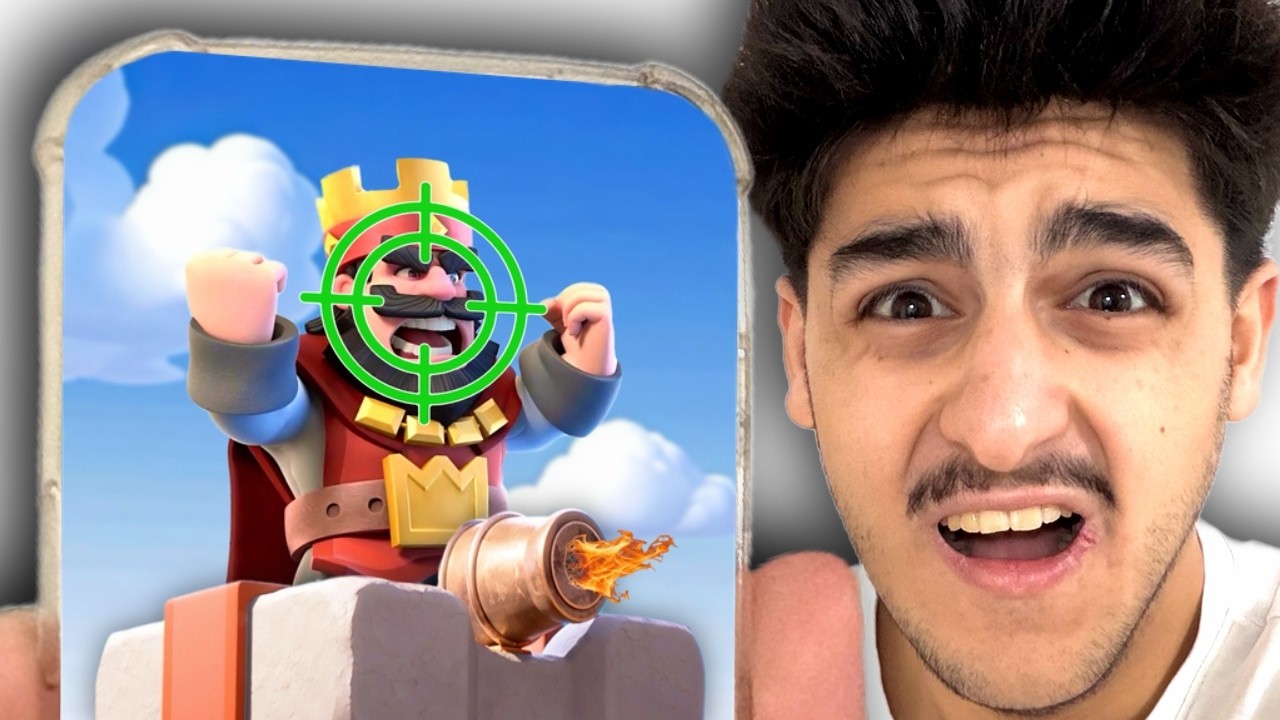 I Beat Clash Royale Only Hitting The King Tower