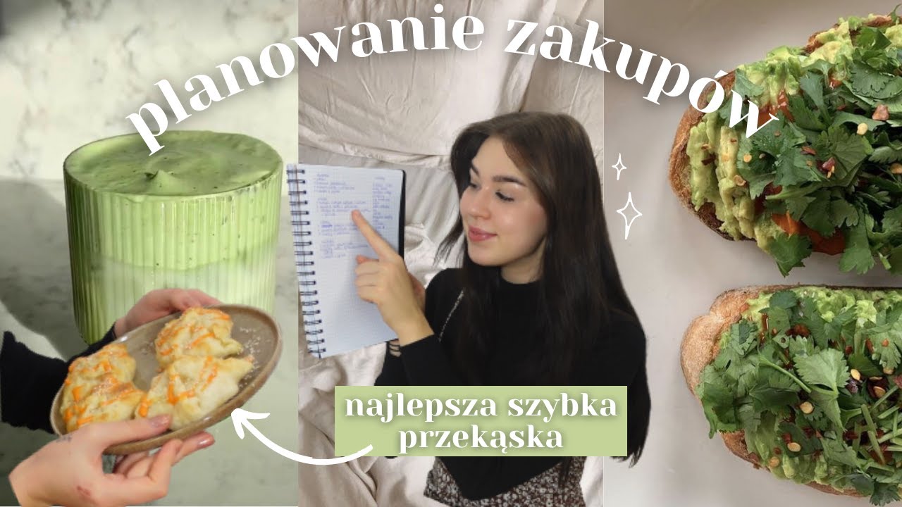 jak planuję ZAKUPY NA DIECIE; przepis na prostą i szybką przekąskę / VLOGMAS #4