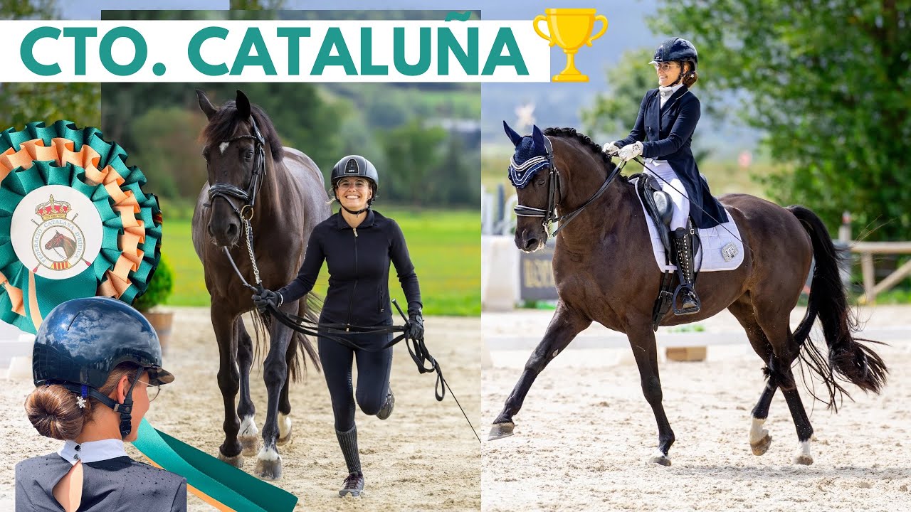 VLOG - Volvemos a competir ➡️ CTO. Cataluña 💛❤️💛 llegamos + vetcheck 🩺+  1er día 🏆