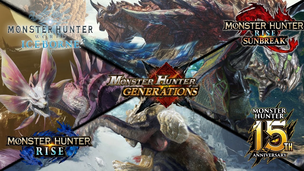 Four Generations - Fated Four Medley (MHGen + MHW:I + MHR + MHRS + MH 15th Anniversary Concert)