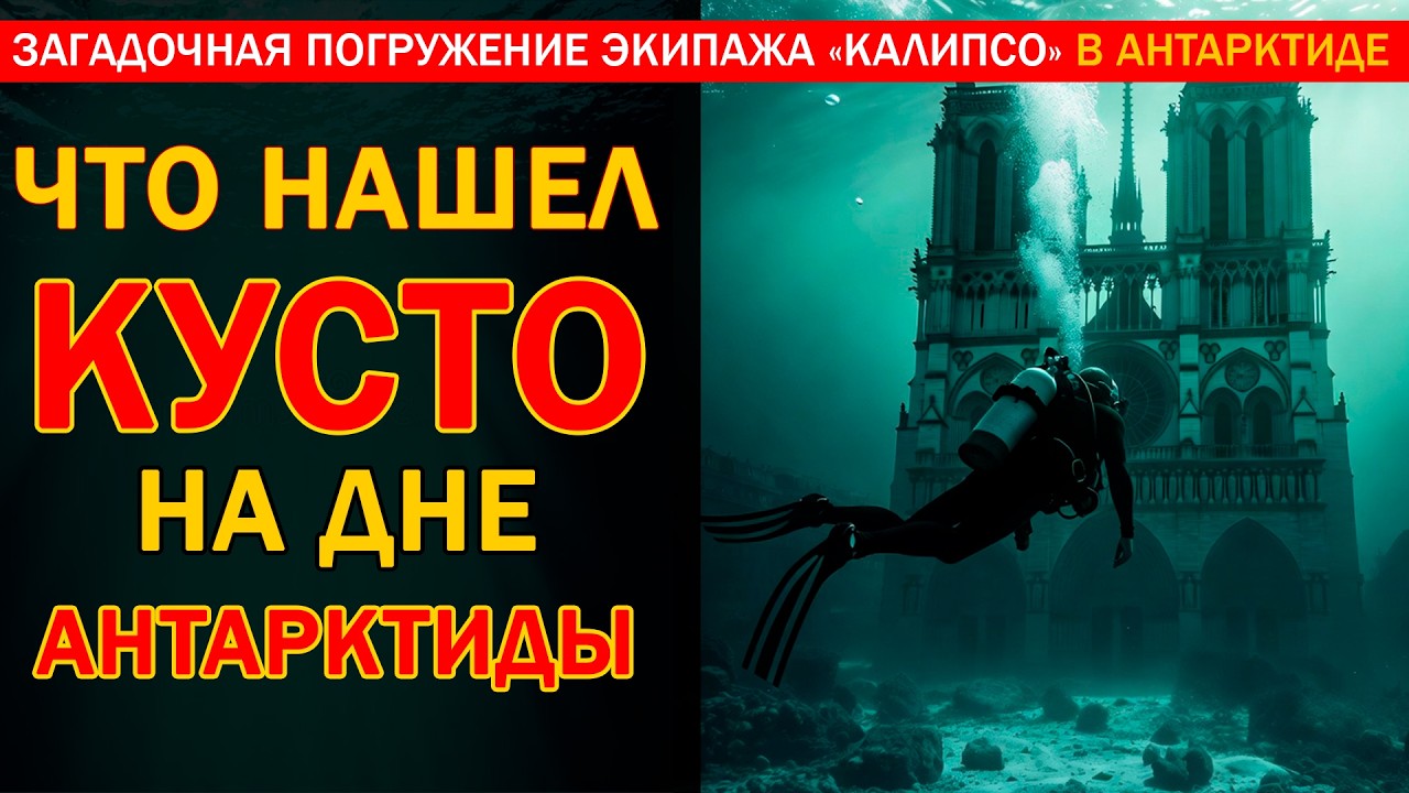 Почему Кусто бежал из Антарктиды после того что увидел ?