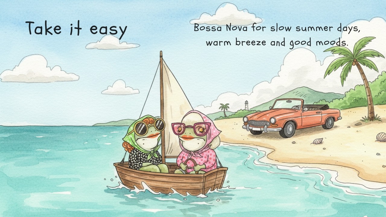 Happy Summer ☀️ Uplifting Bossa Nova Guitar for a Bright, Happy Day