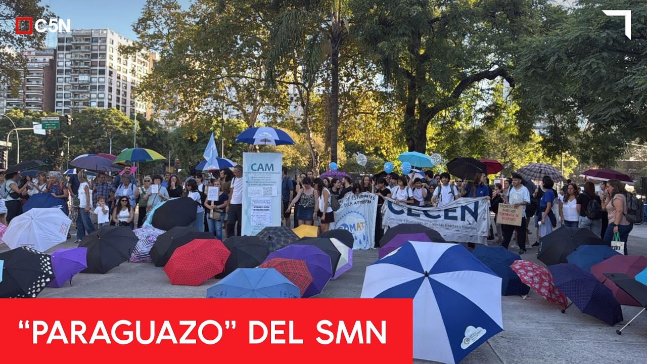 PROTESTA del SERVICIO METEOROLÓGICO contra RECORTES y DESPIDOS