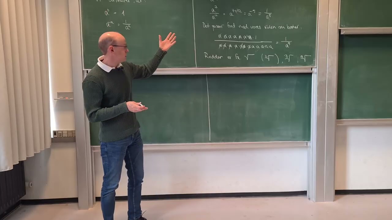 Det udvidede potensbegreb og rødder (mat A) - intro