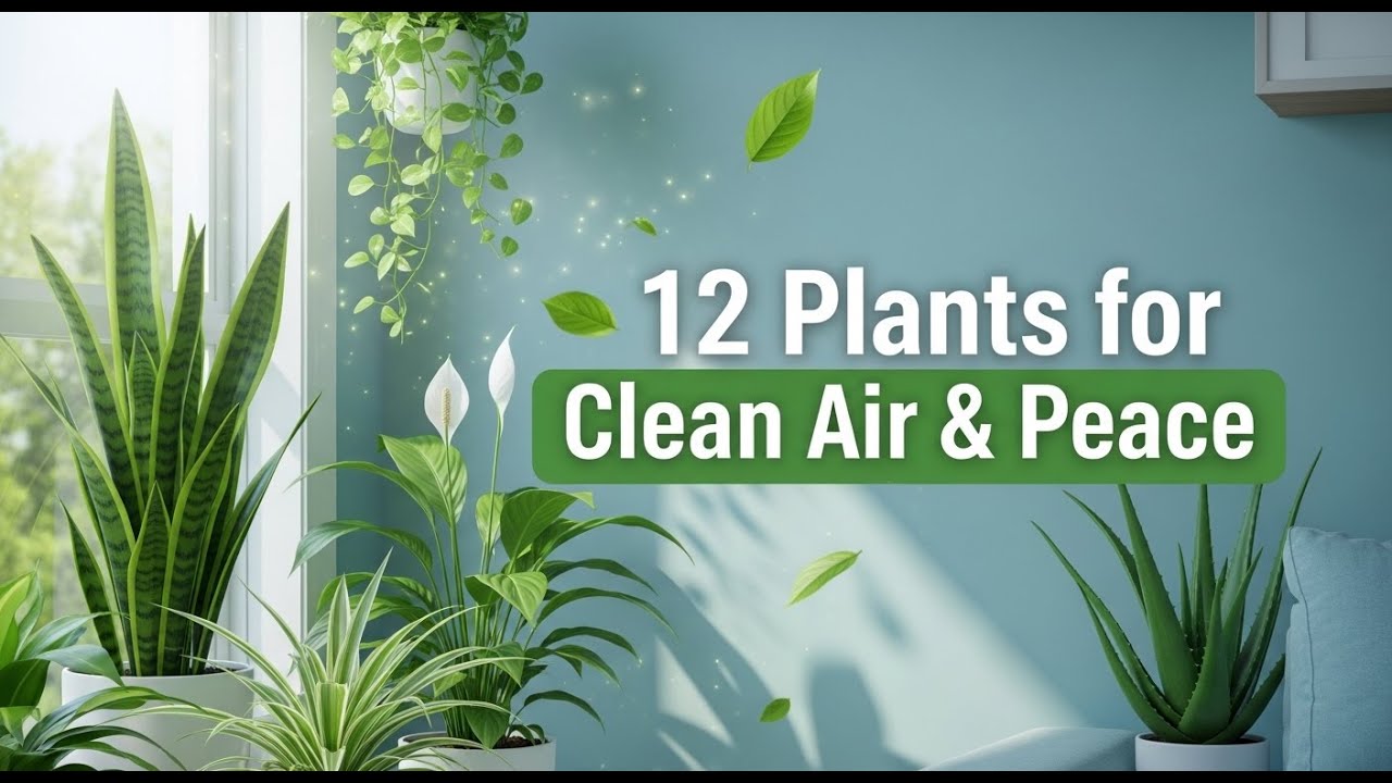 12 Plants That Improve Air Quality and Bring Peace | By Wellness Explained