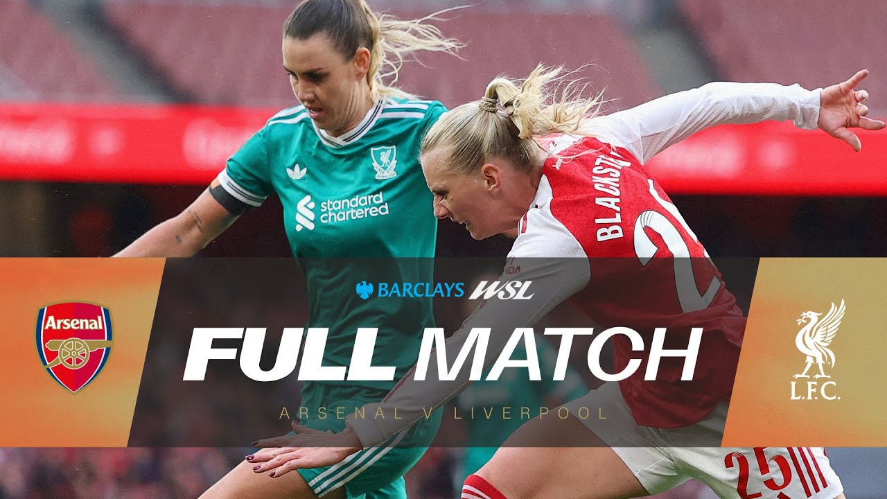 FULL MATCH: Arsenal v Liverpool | Barclays WSL 25/26