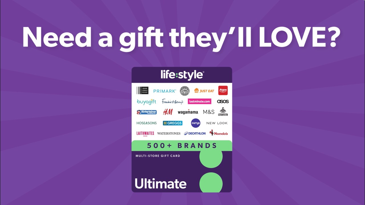 Need a gift they'll LOVE? 500+ Brands, One Lifestyle Gift Card
