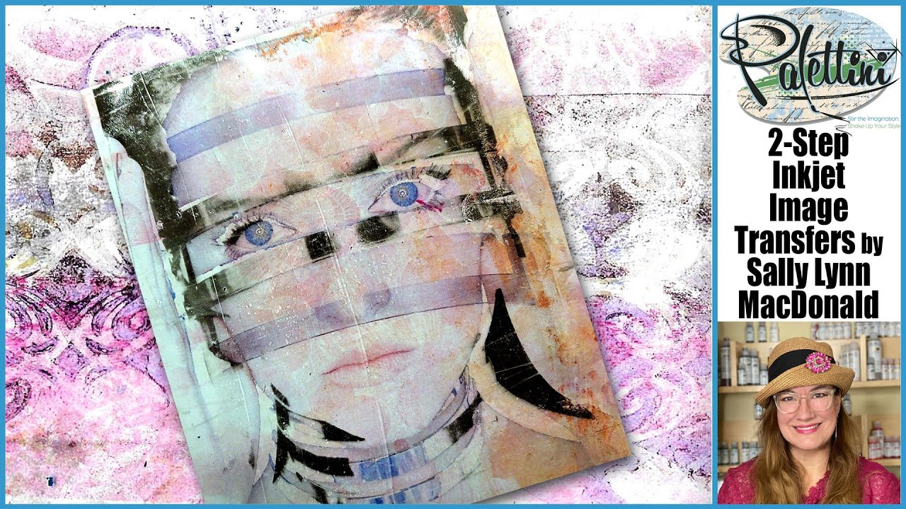 Gel Plate Image Transfer of InkJet Images in Two Simple Steps