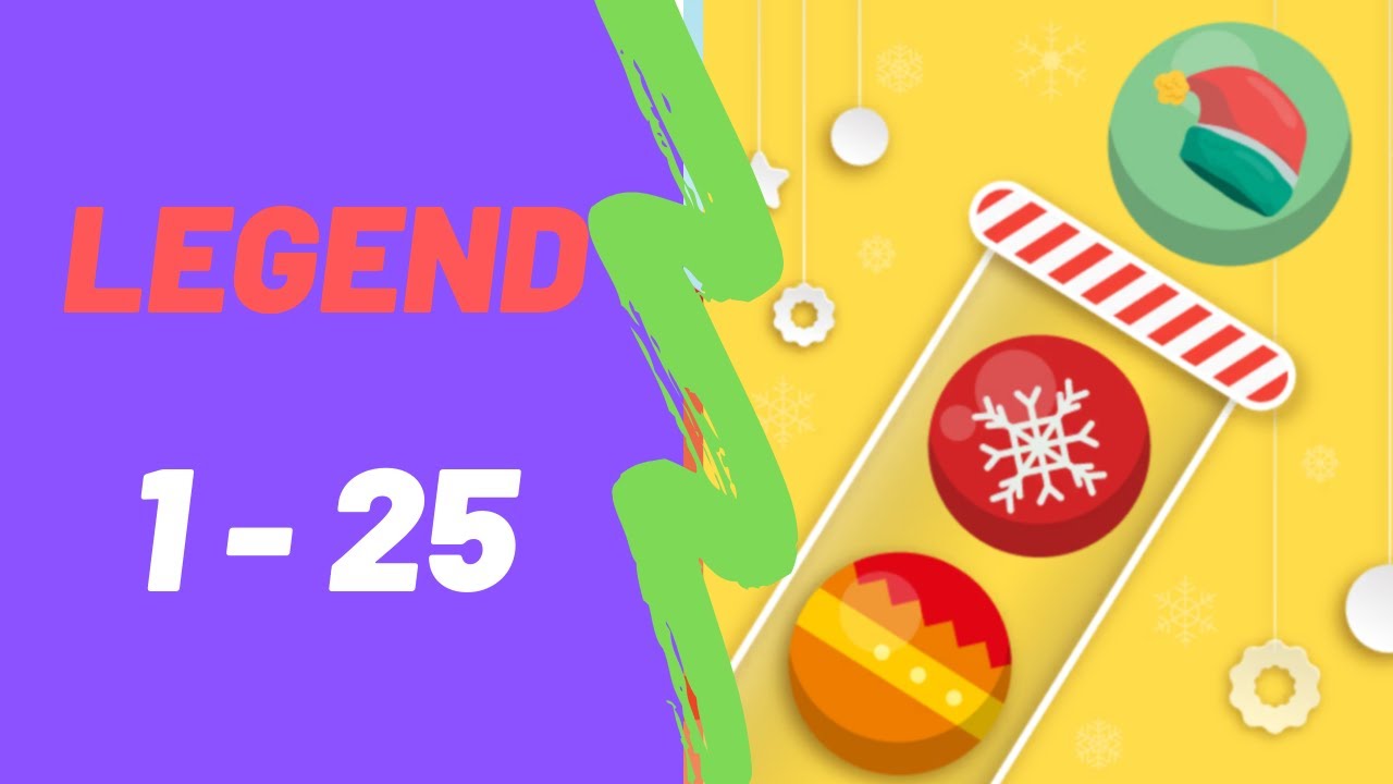 Bubble Sort Color Puzzle Game All Legend Levels 1-25 Walkthrough