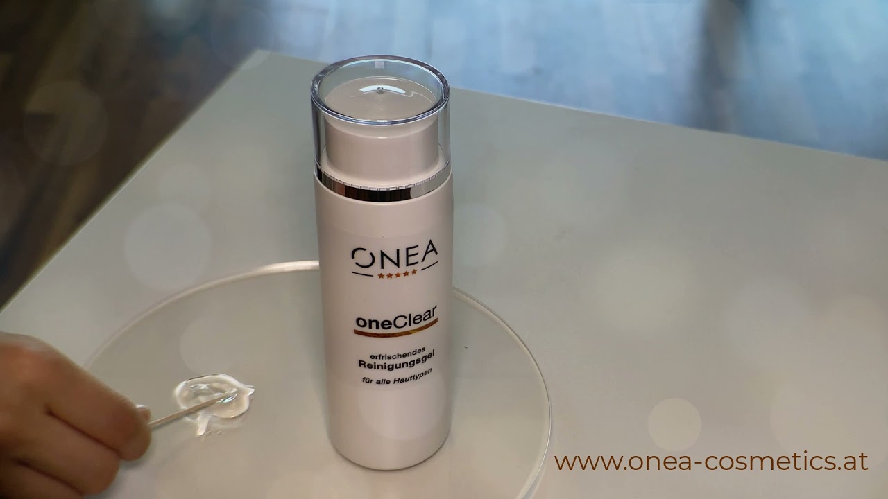 oneClear  |  Reinigungsgel - Konsistenz |  Onea Cosmetics