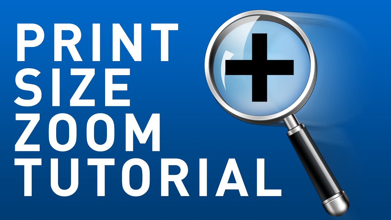 Set Your Print Size Zoom Accurately in Photoshop