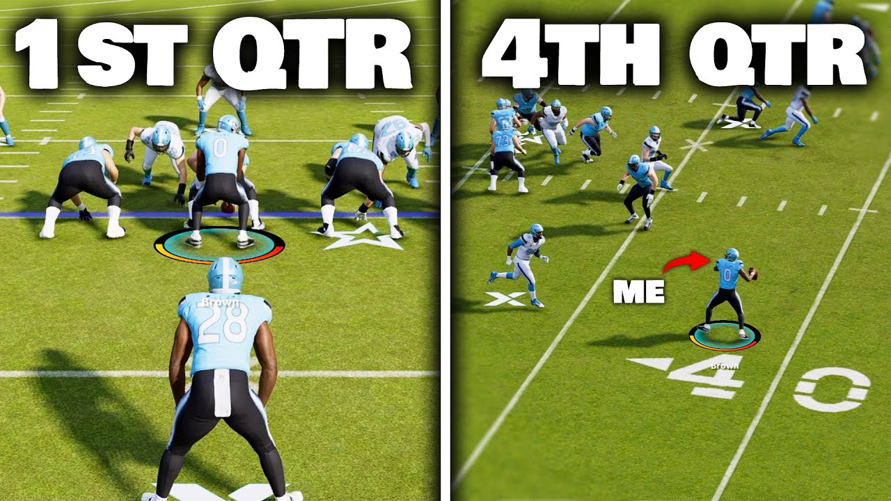 Madden, but the camera angle changes every QTR