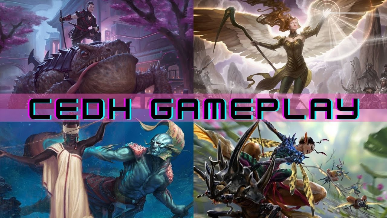 Nymris vs Sigarda vs Thrasios and Tymna vs Tatsunari, Toad Rider cEDH gameplay with hands revealed