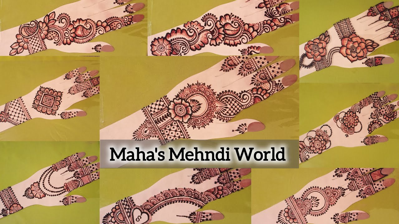 Top 50+ very beautiful attractive & stylish mehndi  designs 🌿| So pretty mehandi designs