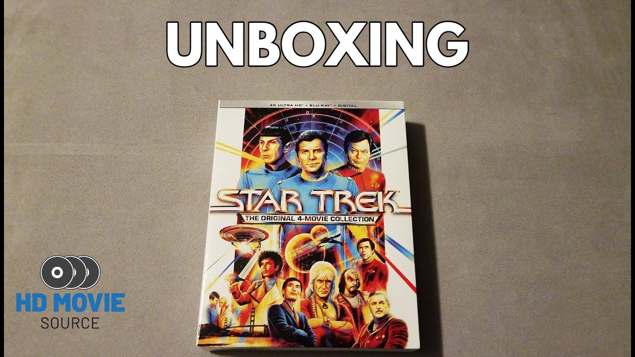 Star Trek: The Original 4 Movie Collection (1979-1986) 4K Ultra HD (Unboxing)