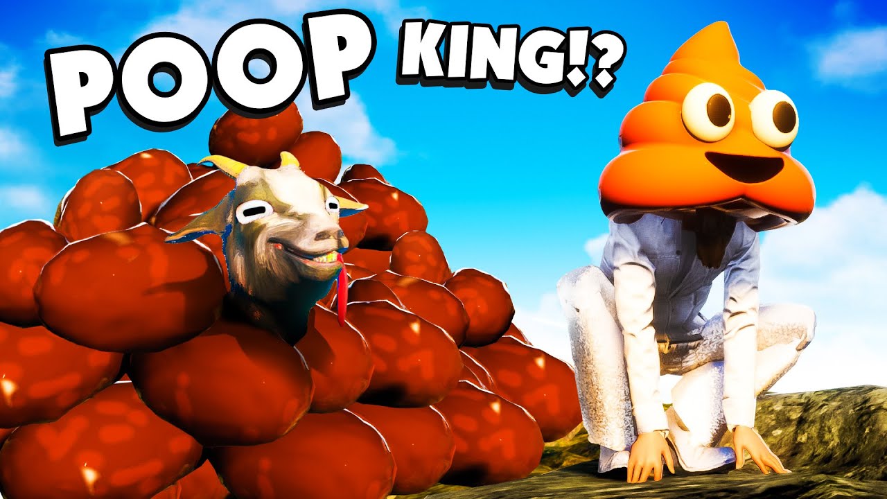 Сможете ли вы пережить какашки? 💩 Мод на какашки для Goat Simulator 3