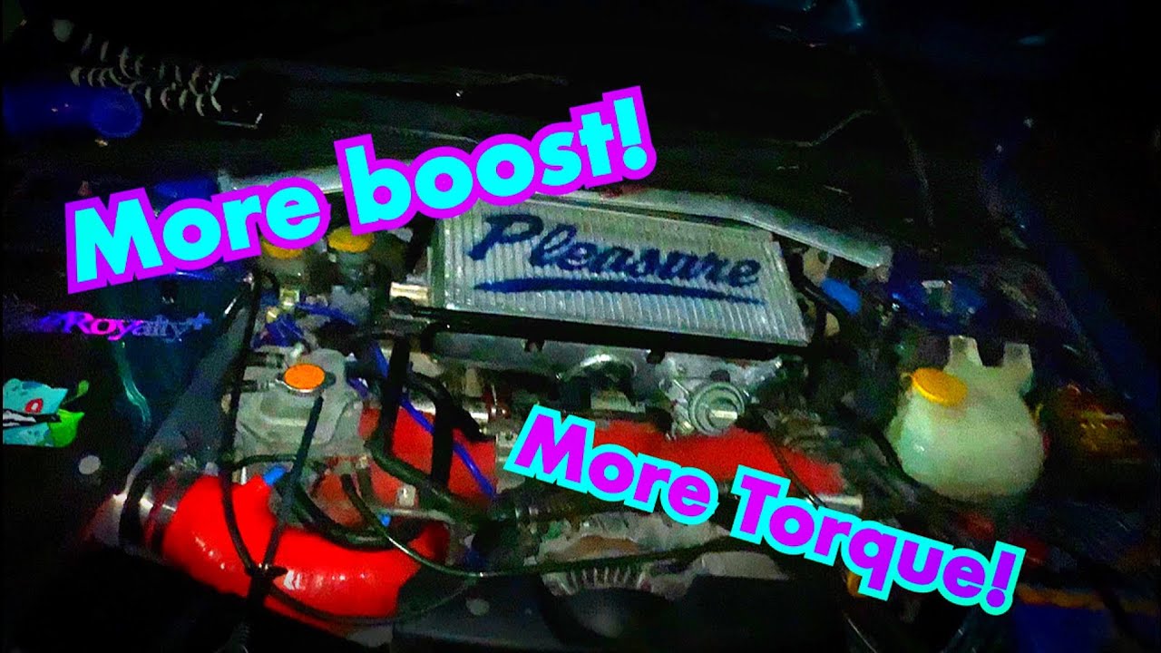 Pleasure Racing Service Intercooler Pipe + HKS intake filter replaced on my Voltex Subaru WRX STi!
