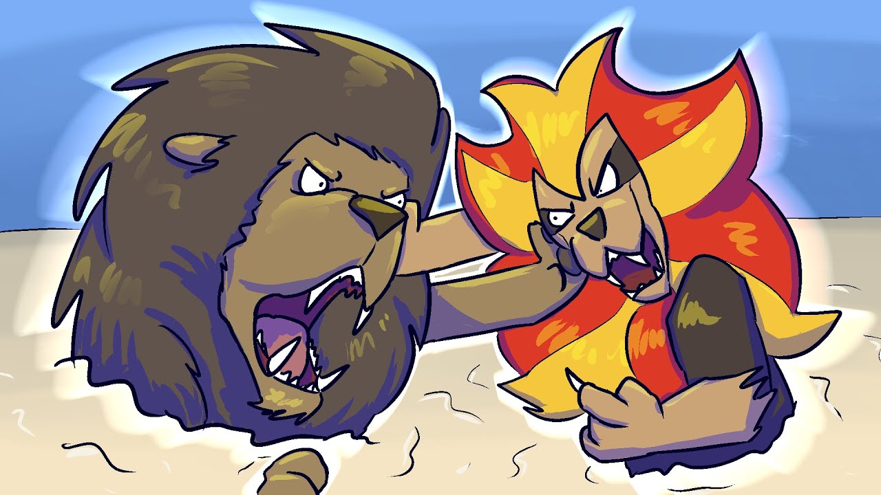 What If A Billion Lions Fought Every Pokemon But Also The World Is Made of Pudding