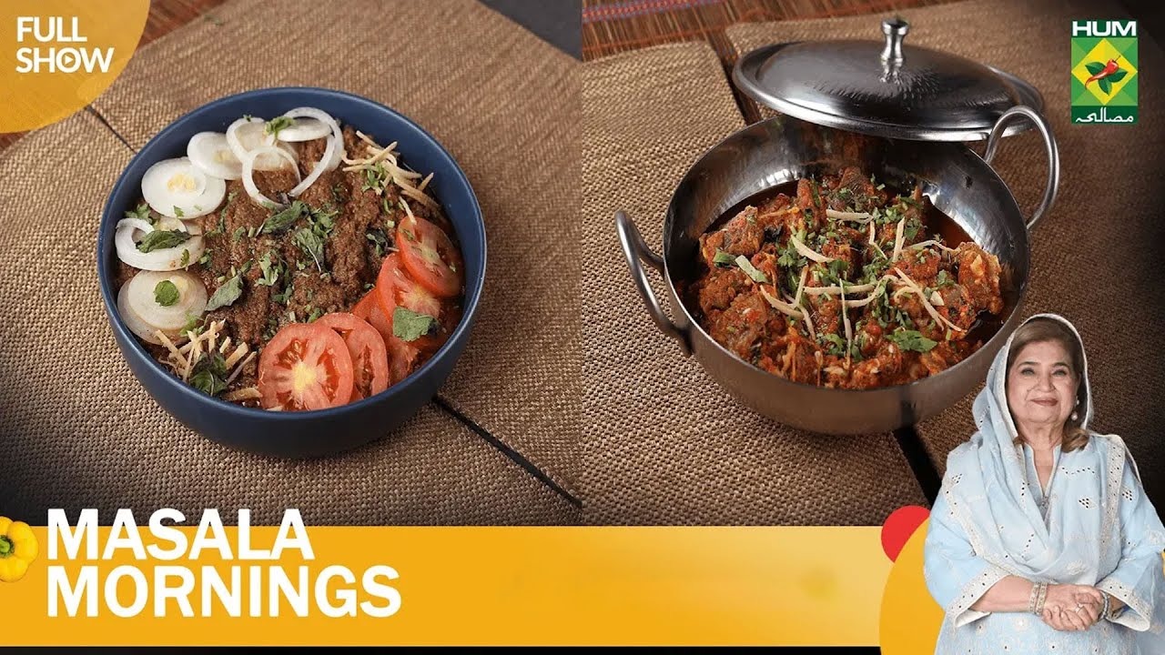 Best of Masala Mornings | Mutton Karahi & Seekh Kabab Qeema Fry | Shireen Anwar | Masala Tv