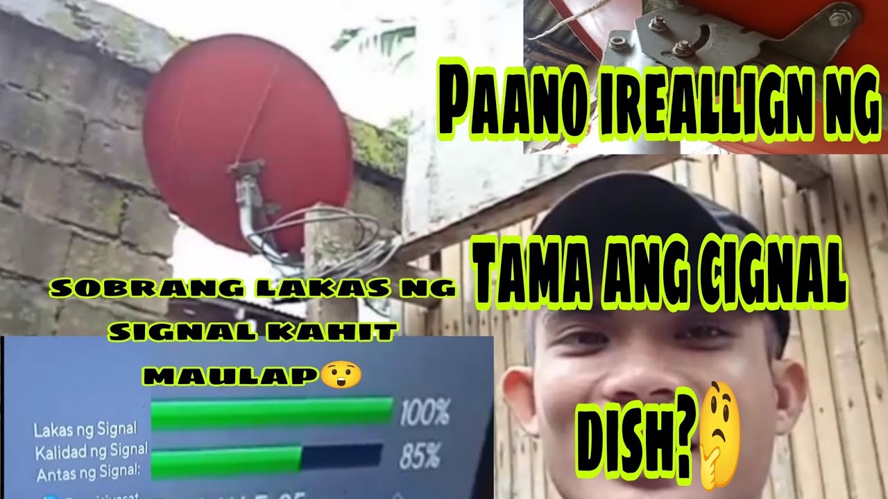 Realignment of Cignal Dish Cable//Weak or no signal//Actual Troubleshooting👌