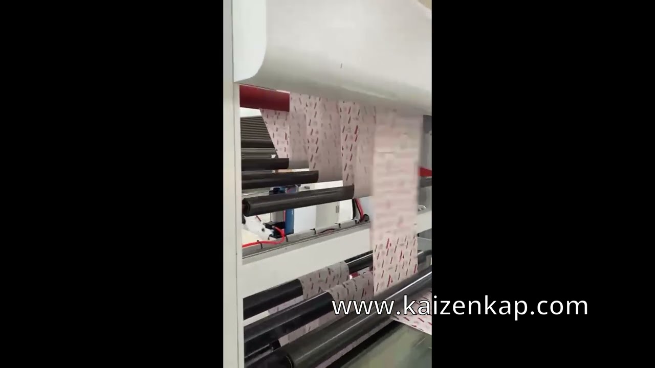 Kağıt Bobin Kesme ve Ebatlama Makinesi