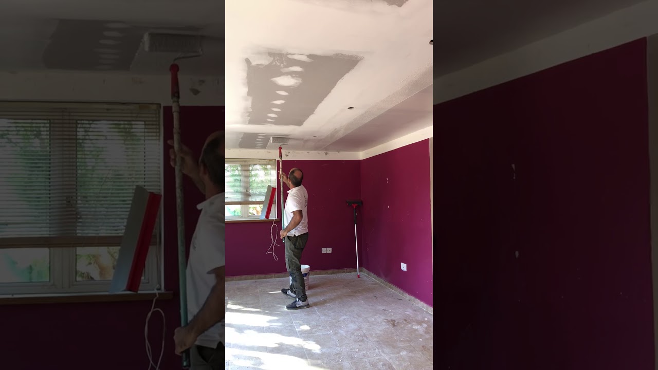 ΣΠΑΤΟΥΛΑΡΙΣΜΑ ΟΡΟΦΗΣ ΜΕ ΡΟΛΟ ΚΑΙ ΣΠΑΤΟΥΛΑ 80cm ΑΠΟ ΤΗΝ DECOPLUS