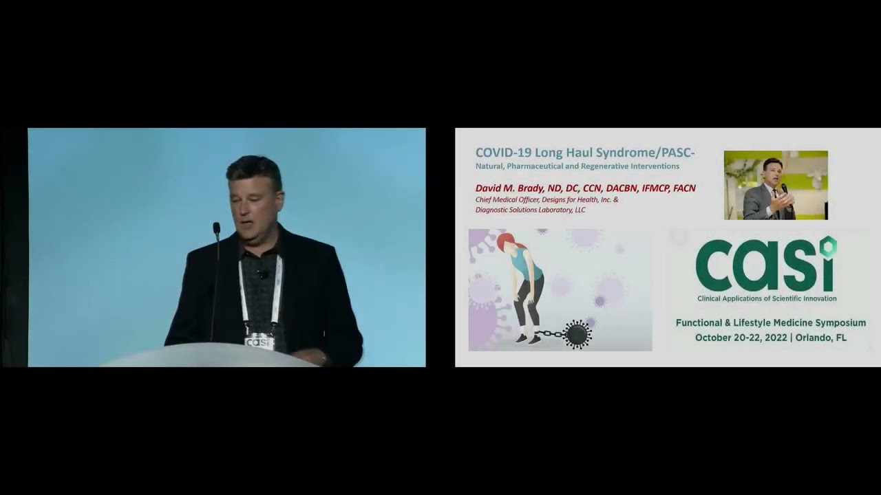 Long Haul COVID-State of the Union-Dr David Brady at CASI 2022