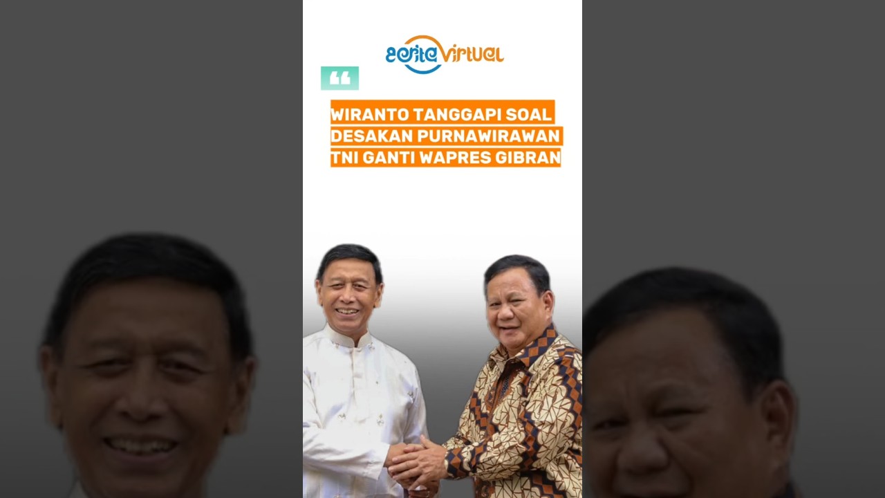 Wiranto Tanggapi Soal Desakan Purnawirawan TNI Ganti Wapres!