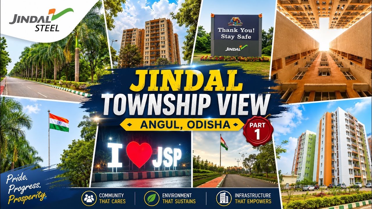 Jindal Township View ||JINDAL NAGAR,Angul, Odisha || part-1 #vlog #odishaplant #jsp #jindalteam #jsp