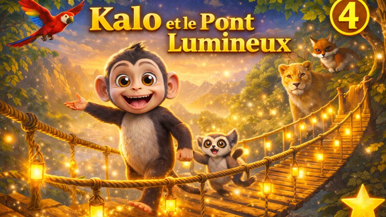 🐒 Kalo et le Pont Lumineux — Saison 1 Épisode 4 | Conte animé éducatif
