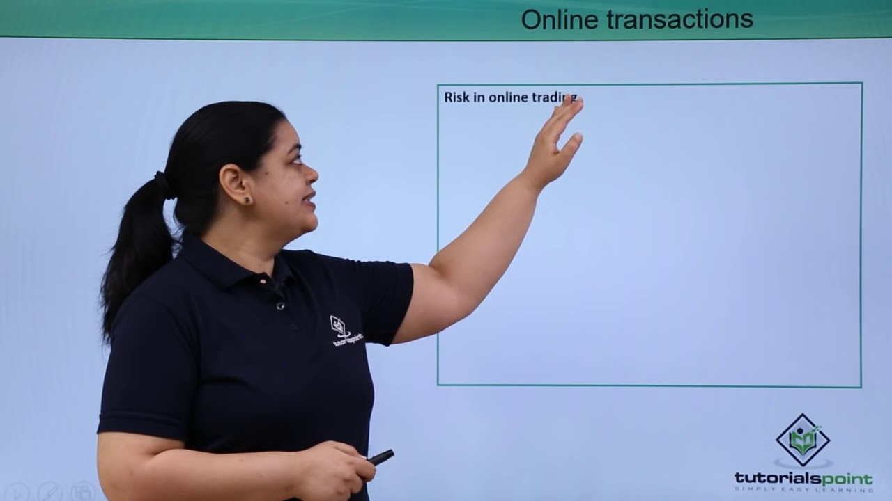 Class 11th &ndash; Online Transactions | Business studies | Tutorials Point