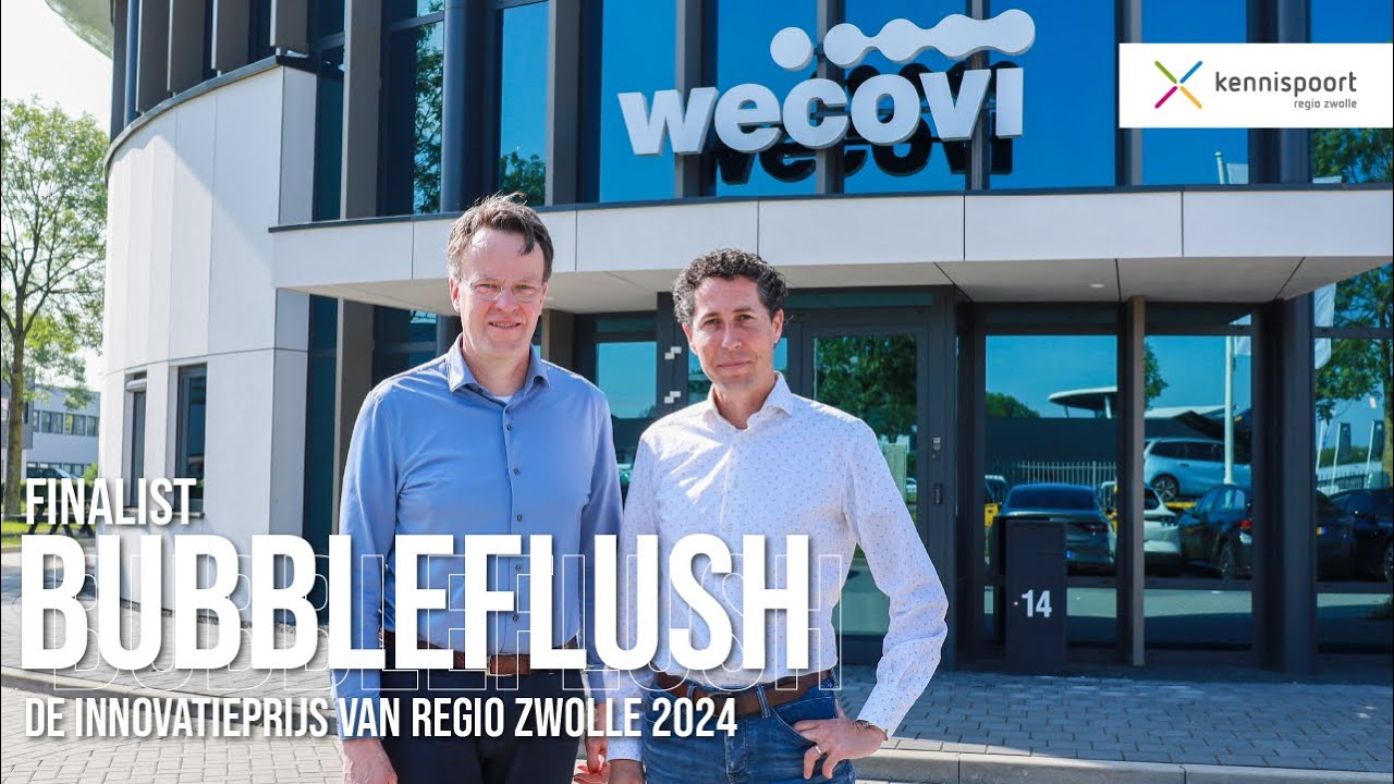 BubbleFlush finalist van de Innovatieprijs van Regio Zwolle 2024