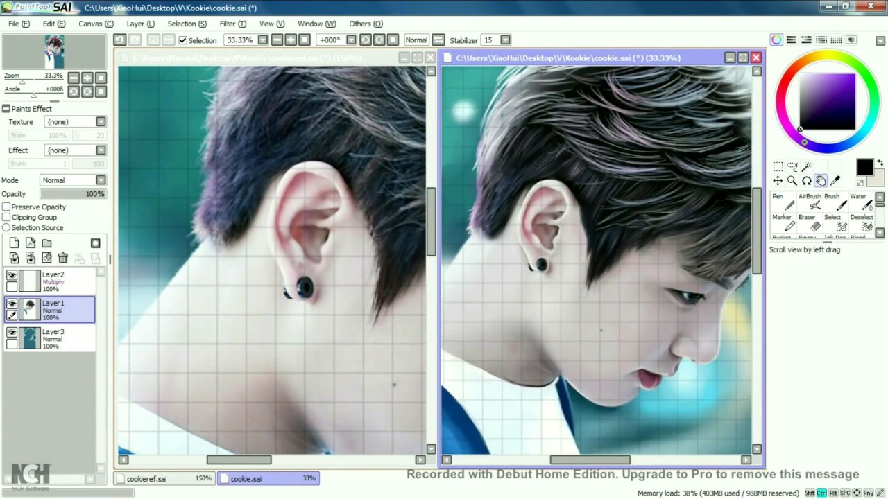 BTS Jungkook Speedpaint