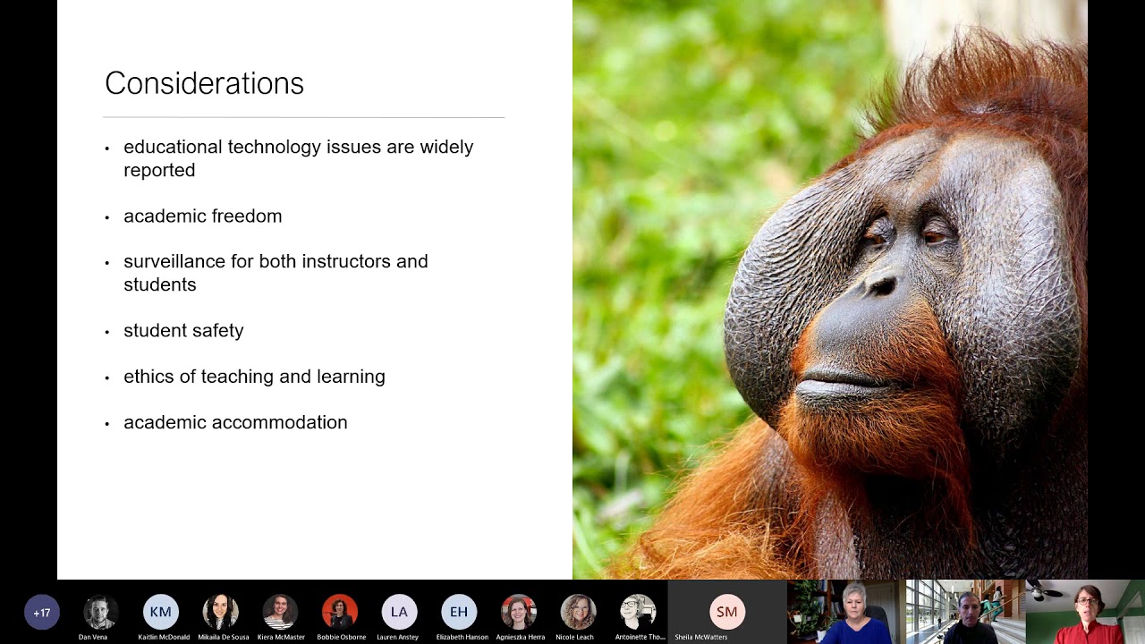 Teaching Sensitive Topics to Students Learning Remotely