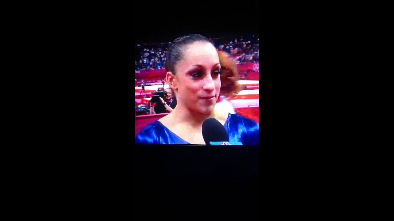 Jordyn Wieber cries during interview at Olympics