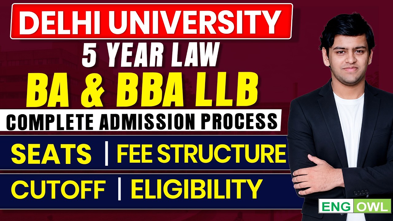 DU BA LLB & BBA LLB Admission 2026 Through CLAT | Complete Process