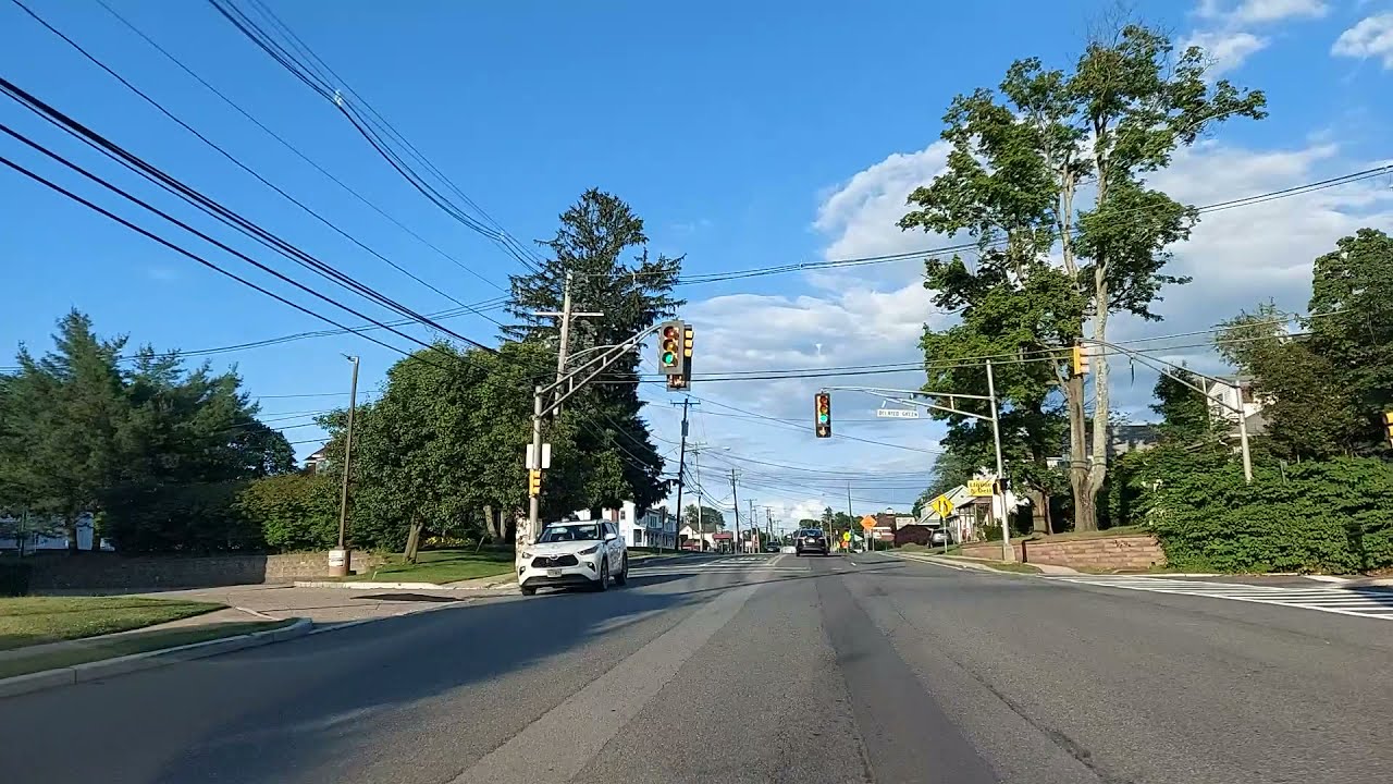 Driving from Roxbury Township to Dover,New Jersey