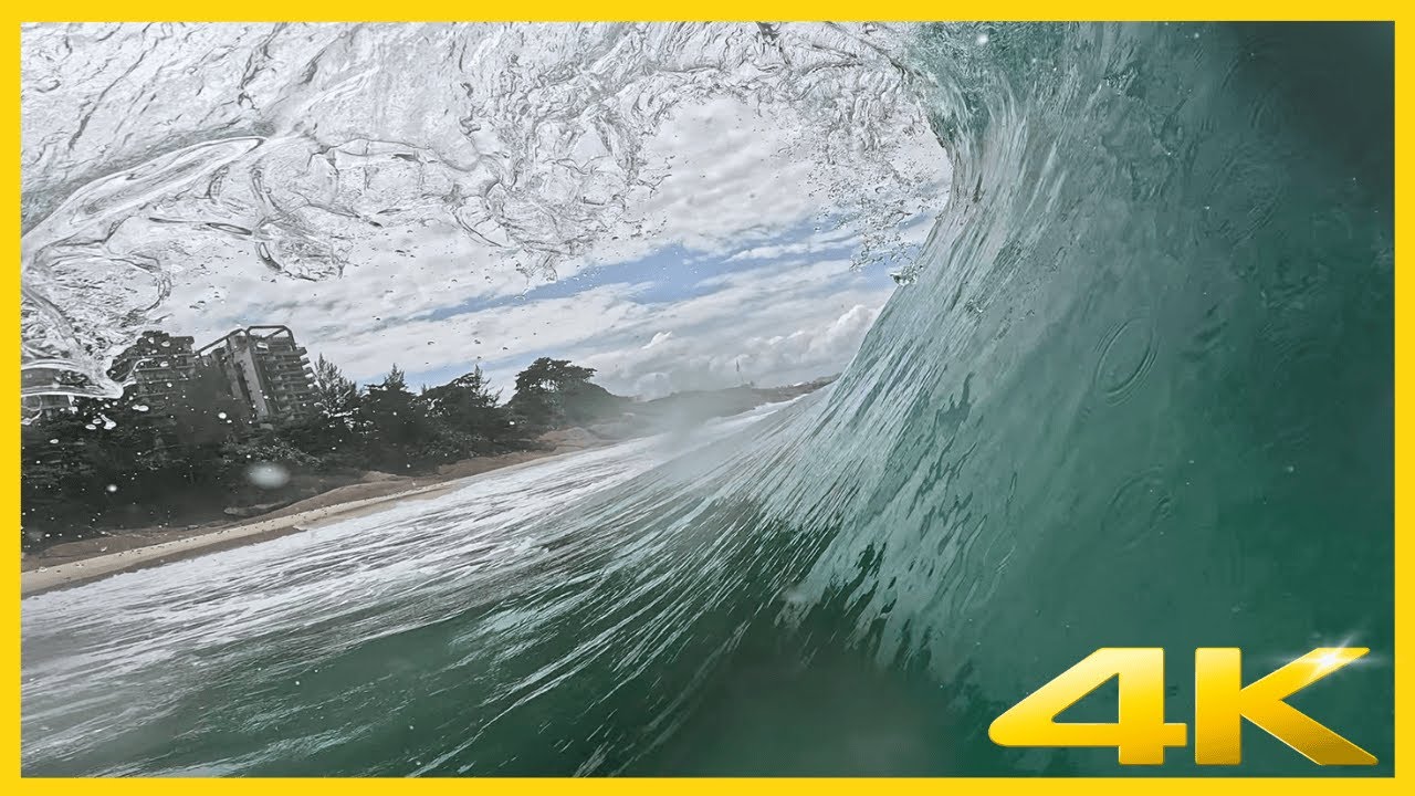É por isso que a PRAIA DO DIABO tem esse NOME ! POV BODYBOARD 4K