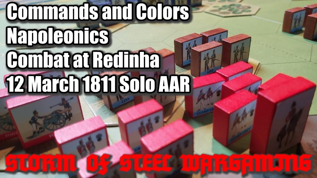 Commands and Colors: Napoleonics Combat At Redinha 12 March 1811 | Solo | Storm of Steel Wargaming