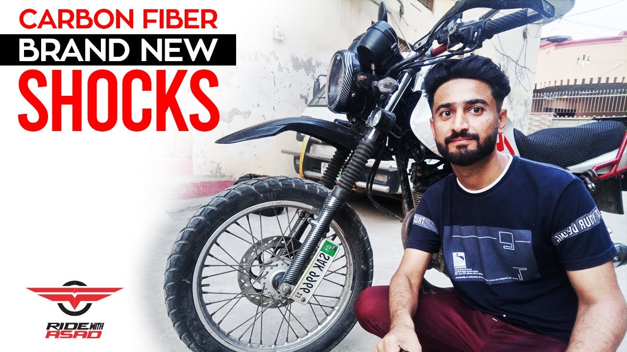 ROCKET ki Front Shock Absorber Change kar diye  RAVI PIAGGIO front shock  bike modification