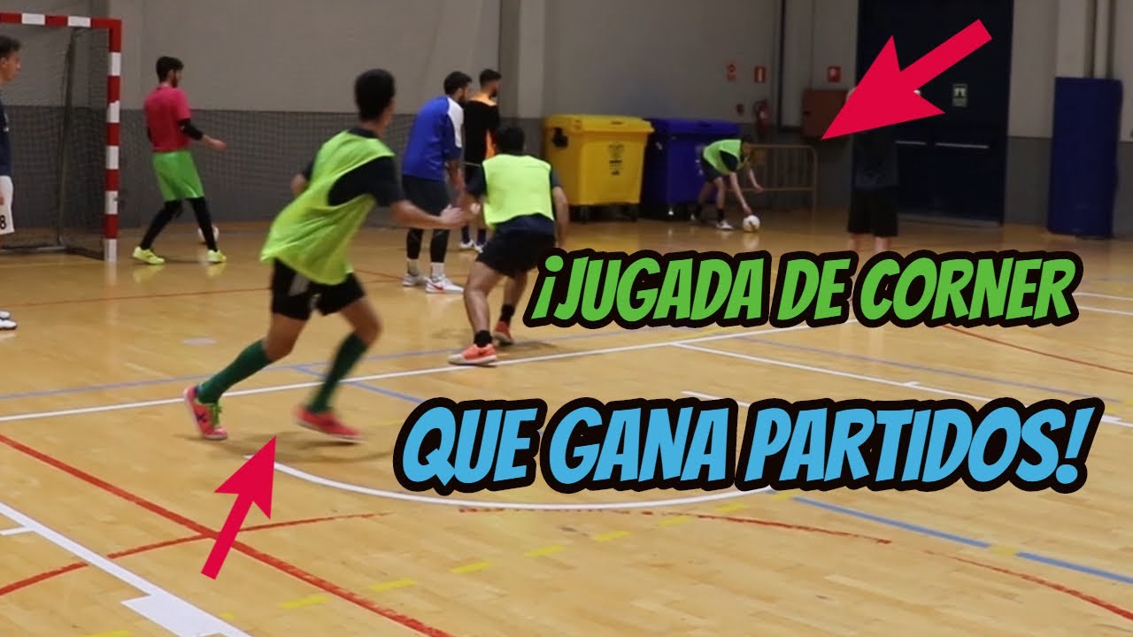 JUGADA de CORNER FUTSAL - Bloqueo y pasillo | Estrategia Fútbol sala