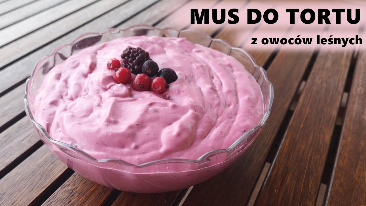 Мусс из лесных ягод для торта