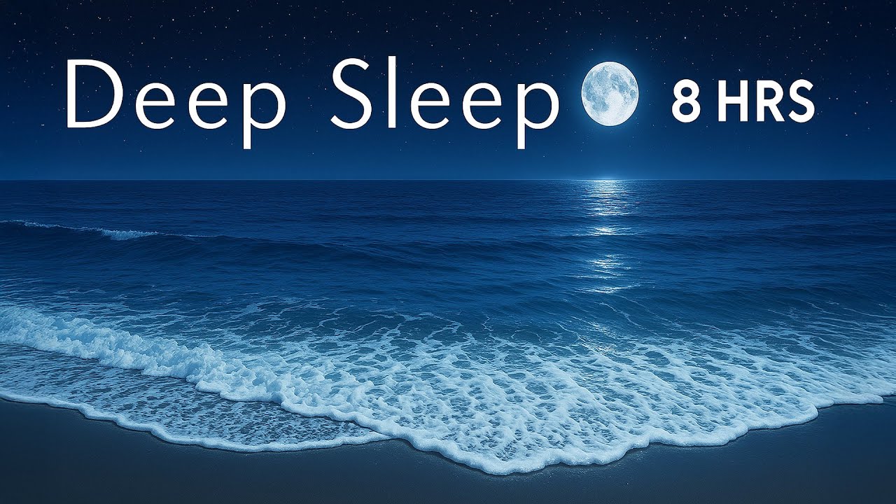 24\7 Ocean Waves for Deep Sleep Waves Crashing on Beach at Night for Insomnia. Wave Sounds to Relax