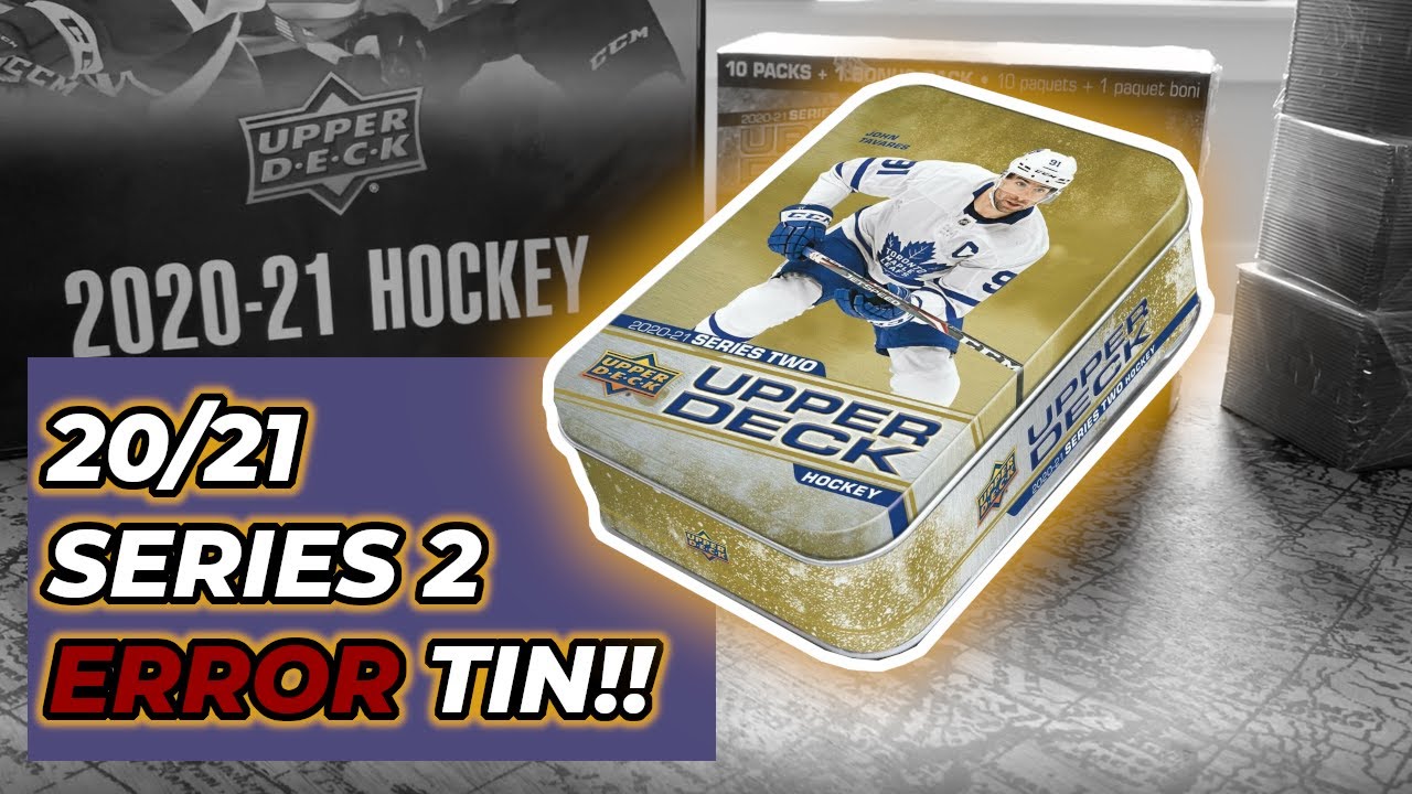 ERROR PACKS!! 20/21 Upper Deck Series 2 Tin Opening (Crazy Young Guns!)