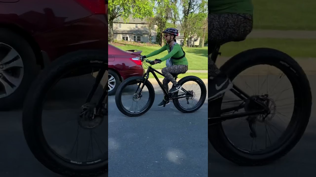 Testing My Dad&rsquo;s TREK Farley FAT BIKE (May 2021) #Shorts