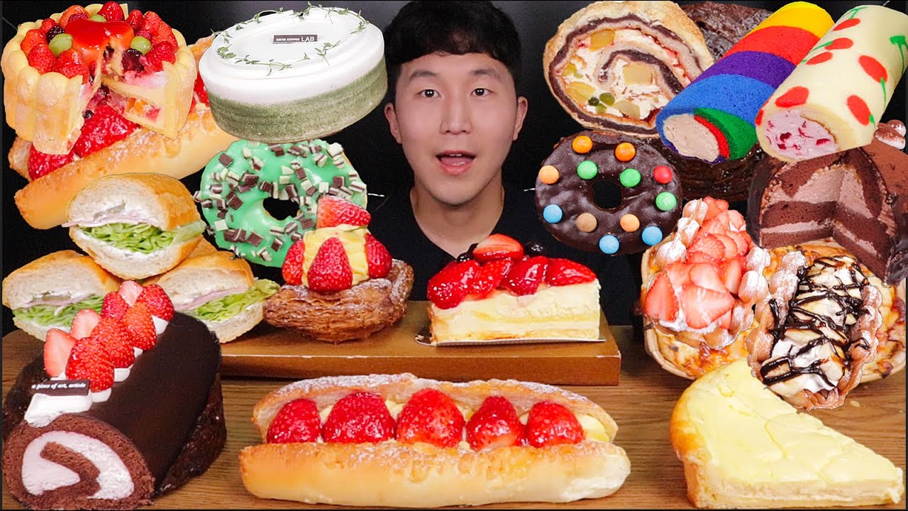 [ASMR]오늘은 제가 디저트 풀코스로 모십니다!! p.s 😋❗️침샘주의❗️😋(I will serve you with a full course dessert!!)#MUKBANG
