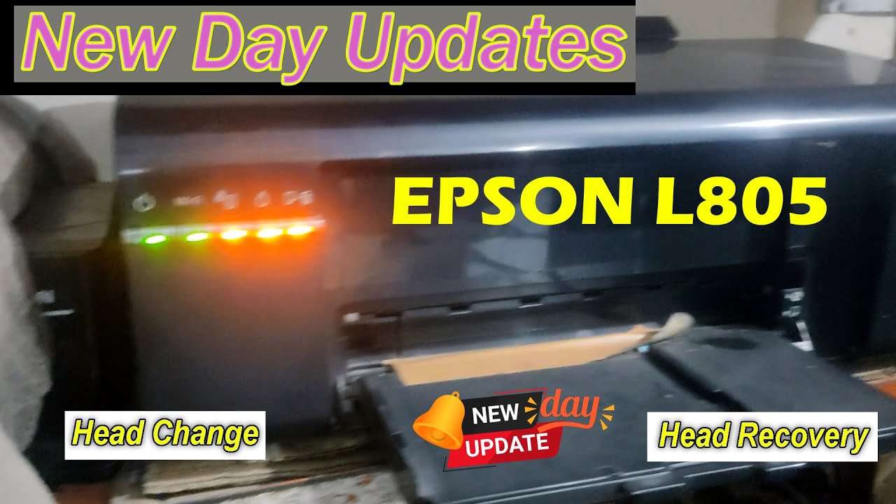 How to repair printer head | Epson l805 head replacement l Clean Epson L805 Print Head l Filtering