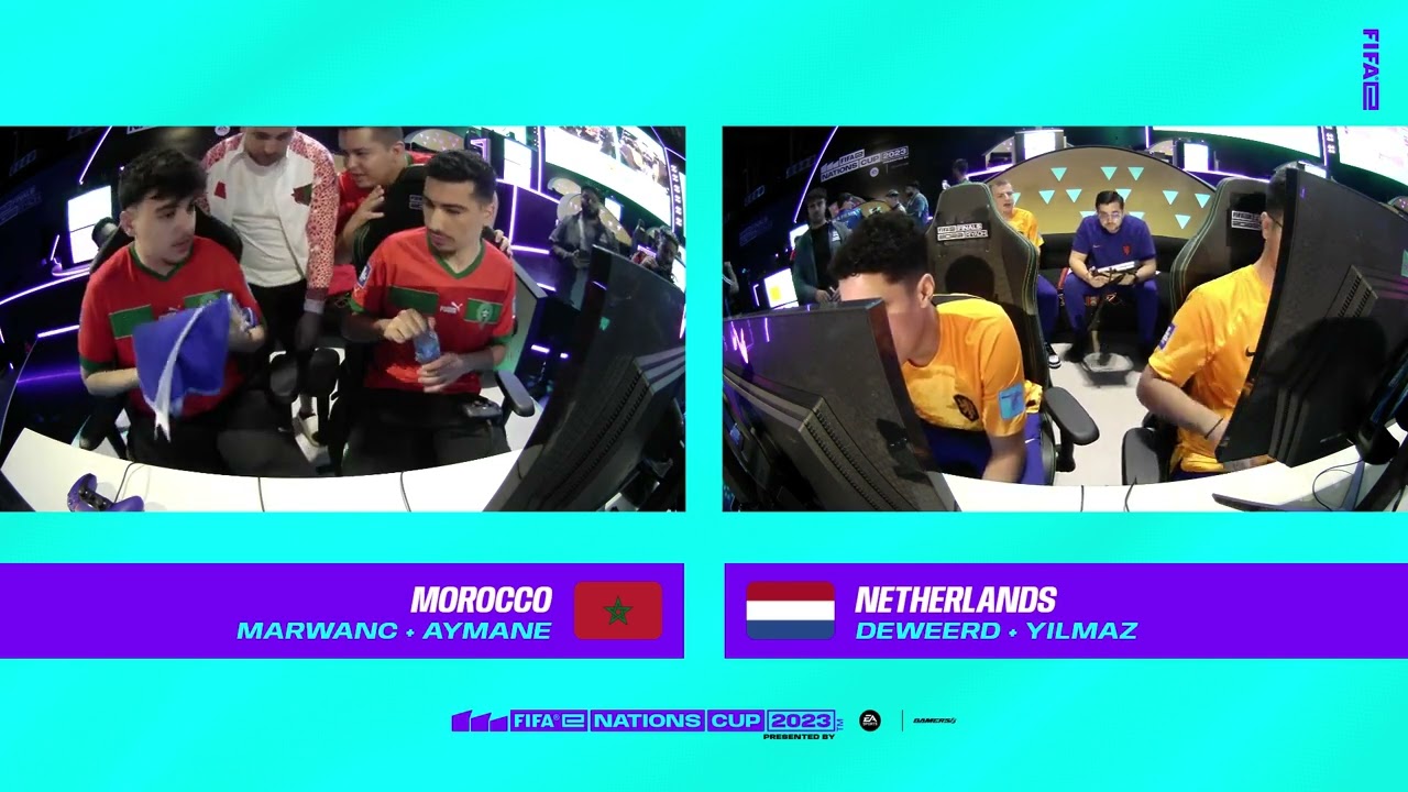 NETHERLANDS vs MOROCCO | Quarterfinals | FIFAe Nations Cup 2023